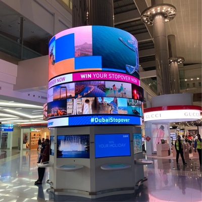 Classe flexible contrastée de protection de l'écran IP20 d'affichage à LED