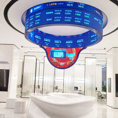 Formes diversifiées réglables d'écran flexible d'affichage à LED de P2.5mm