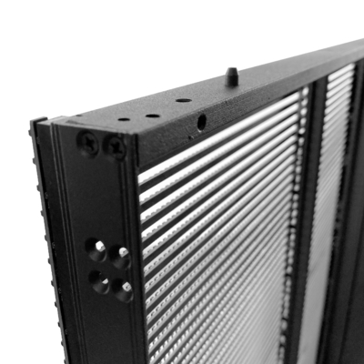 Écran en verre transparent du Cabinet durable LED pour la publicité de construction