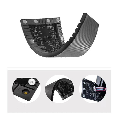 Position de plancher incluse par écran flexible ultra mince d'affichage à LED de P4mm