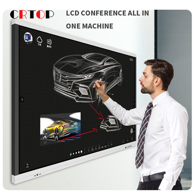 75&quot; affichage tout d'affichage à cristaux liquides de salle de conférence dans un à télécommande futé