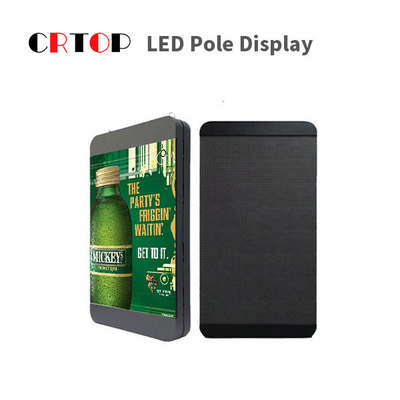 Affichage à LED imperméable de Polonais de réverbère IP65 pour la publicité