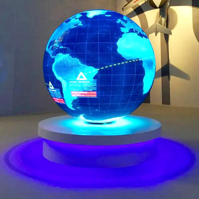 Gamme de gris créative sphérique de l'écran 14bit d'affichage à LED de P3mm 800cd