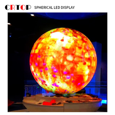 Le rond polychrome d'écran créatif d'affichage à LED du diamètre 1m a formé