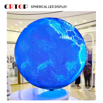Le rond polychrome d'écran créatif d'affichage à LED du diamètre 1m a formé