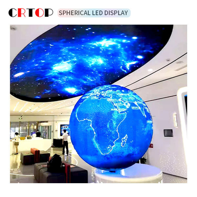 Forme sphérique créative du diamètre 1m d'écran d'affichage à LED de P3mm 800cd