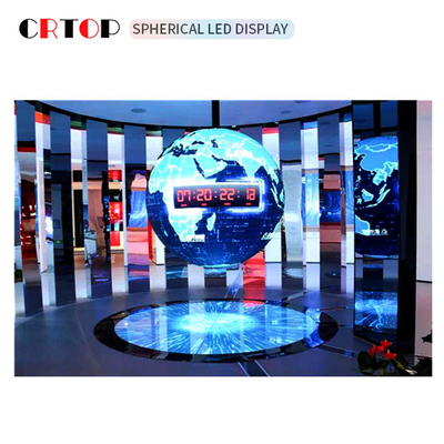 Forme sphérique créative du diamètre 1m d'écran d'affichage à LED de P3mm 800cd