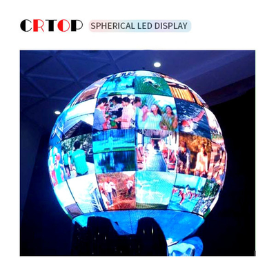 Diamètre créatif de l'écran 2.5m d'affichage à LED de P5mm 1500cd sphérique