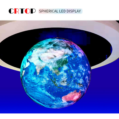 Affichage à LED irrégulier polychrome d'écran de la sphère LED de diamètre de P5mm 2.5m