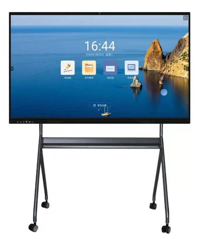 75&quot; écran intelligent tout d'affichage à cristaux liquides de contact de 4K HD dans un panneau pour le lieu de réunion