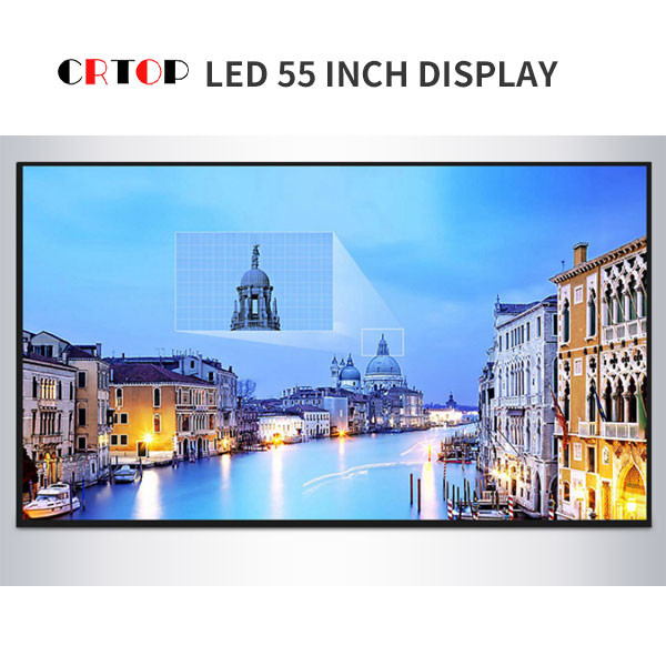 Écran d'intérieur coloré d'affichage à LED de P1.25mm grande boîte de 55 pouces
